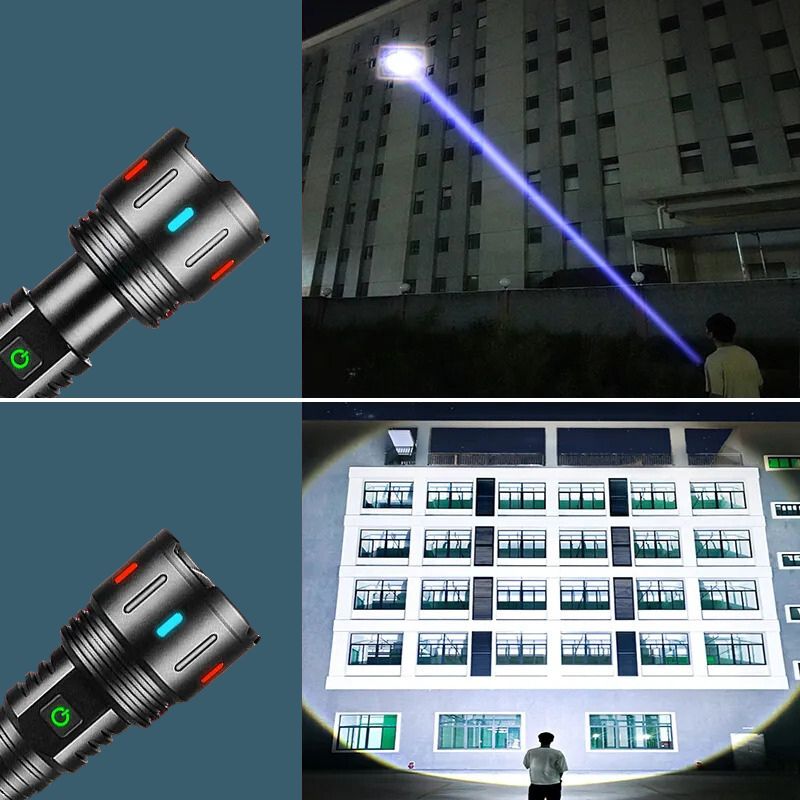Lanterna Tactical Ultra Poderosa de 600W - Lojas Belo Monte