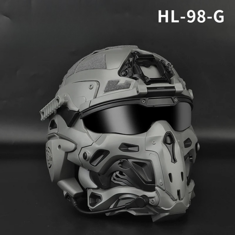 Capacete Bravo ShadowForce MK-II com Máscara e Óculos Integrados