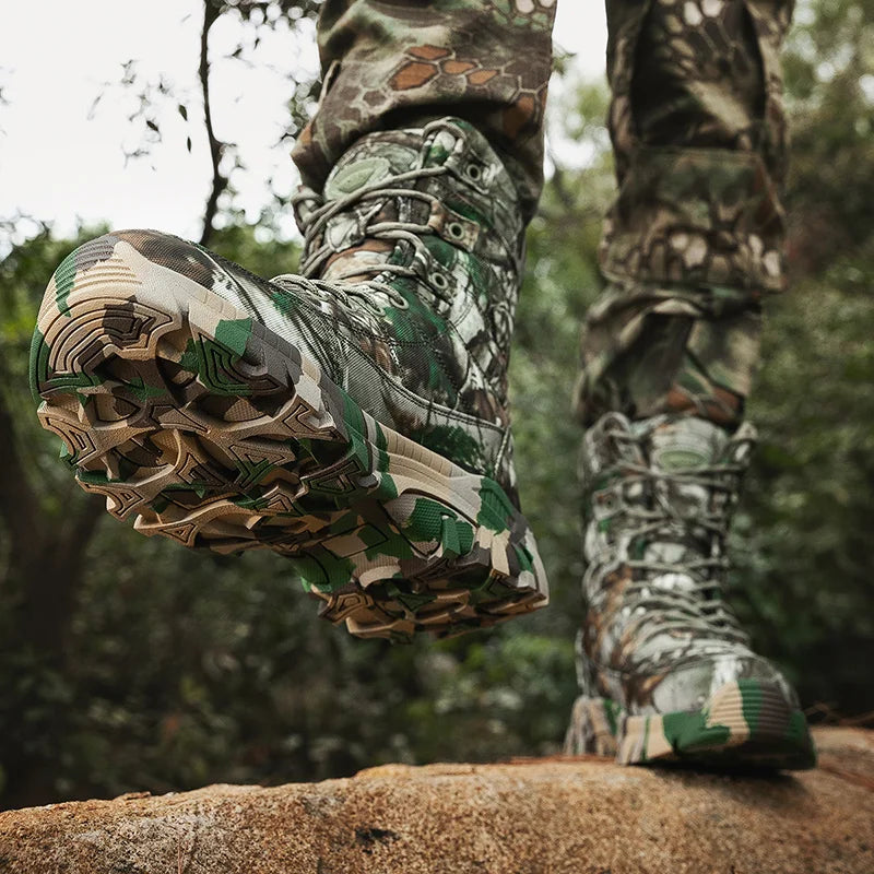 Botas Bravo Stealth - Botas Camufladas Impermeáveis para Hiking e Trekking Masculinas