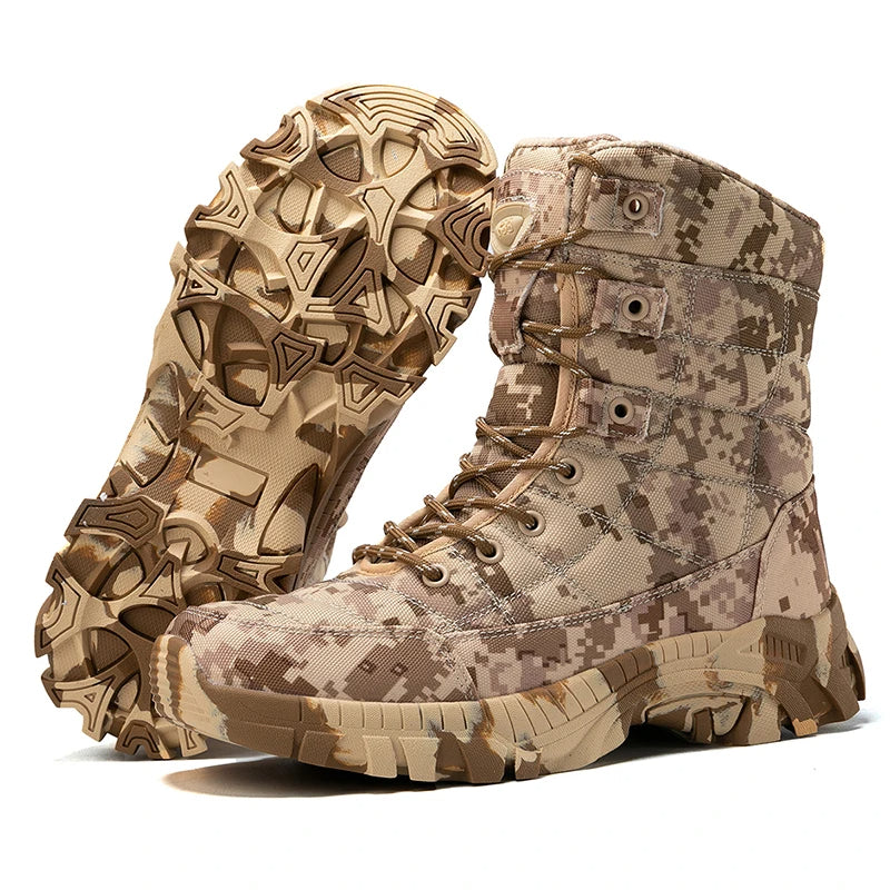 Botas Bravo Stealth - Botas Camufladas Impermeáveis para Hiking e Trekking Masculinas