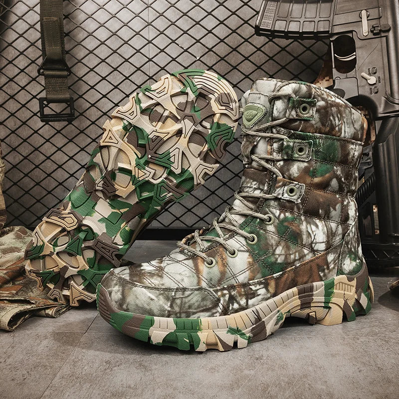 Botas Bravo Stealth - Botas Camufladas Impermeáveis para Hiking e Trekking Masculinas