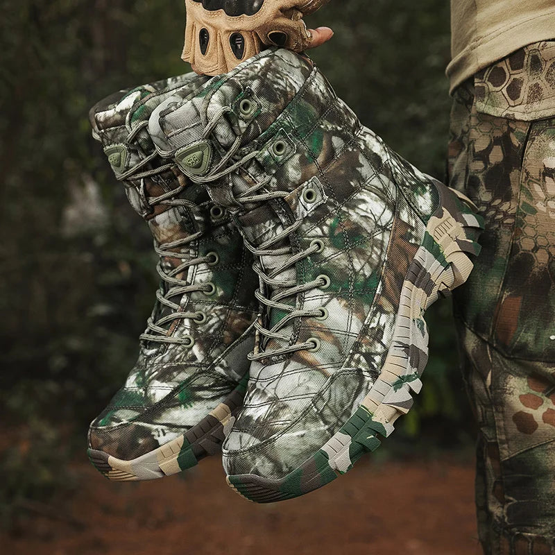 Botas Bravo Stealth - Botas Camufladas Impermeáveis para Hiking e Trekking Masculinas