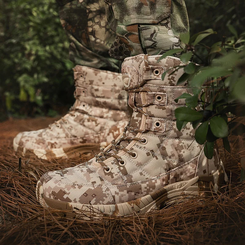 Botas Bravo Stealth - Botas Camufladas Impermeáveis para Hiking e Trekking Masculinas