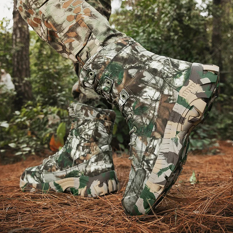 Botas Bravo Stealth - Botas Camufladas Impermeáveis para Hiking e Trekking Masculinas