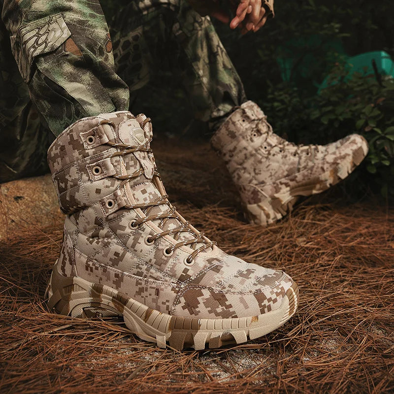 Botas Bravo Stealth - Botas Camufladas Impermeáveis para Hiking e Trekking Masculinas