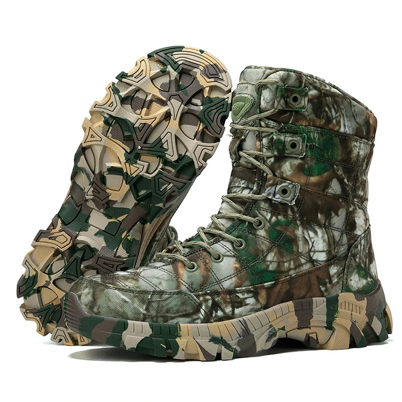 Botas Bravo Stealth - Botas Camufladas Impermeáveis para Hiking e Trekking Masculinas