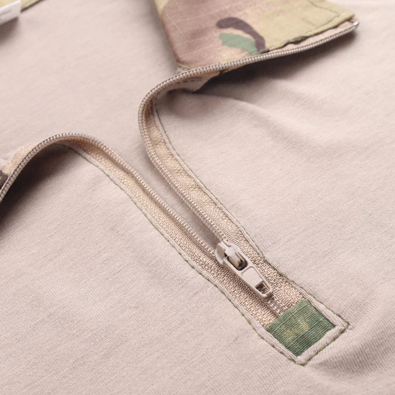 **Camisa Militar Tática Ripstop Masculina - Camuflagem, Manga Longa, Anti-Rugas e à Prova d'Água para Caça, Hiking e Airsoft | Bravo Equipamentos
