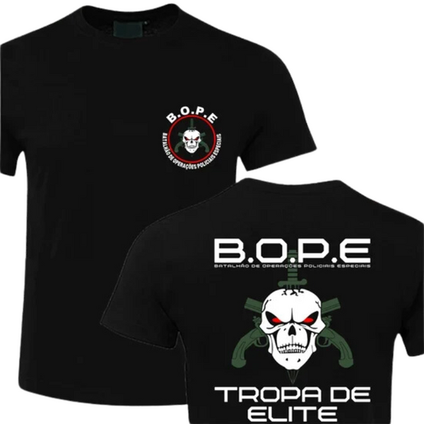 Camiseta Elite BOPE - Estilo e Força em Cada Fio