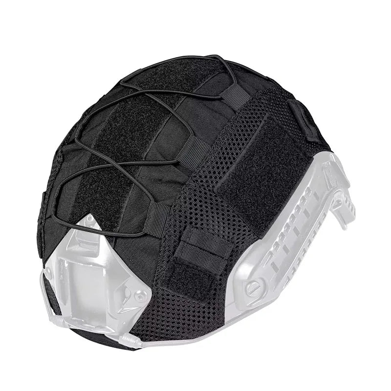 Capacete Tático com Cobertura Multi-Camuflagem 1000D – Ideal para Airsoft, Paintball e Caça Milita