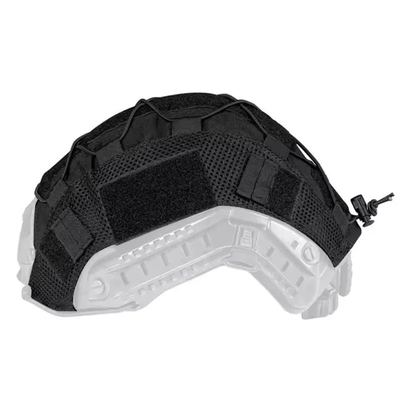 Capacete Tático com Cobertura Multi-Camuflagem 1000D – Ideal para Airsoft, Paintball e Caça Milita