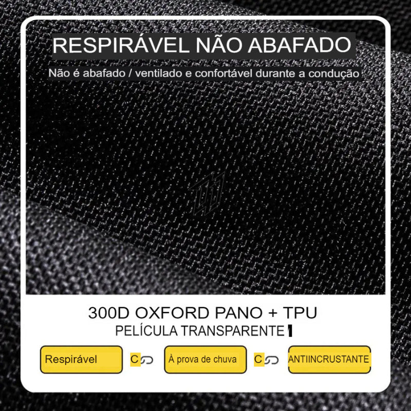 Conjunto de Capa de Chuva para Motociclista - Impermeável e Resistente para Qualquer Clima