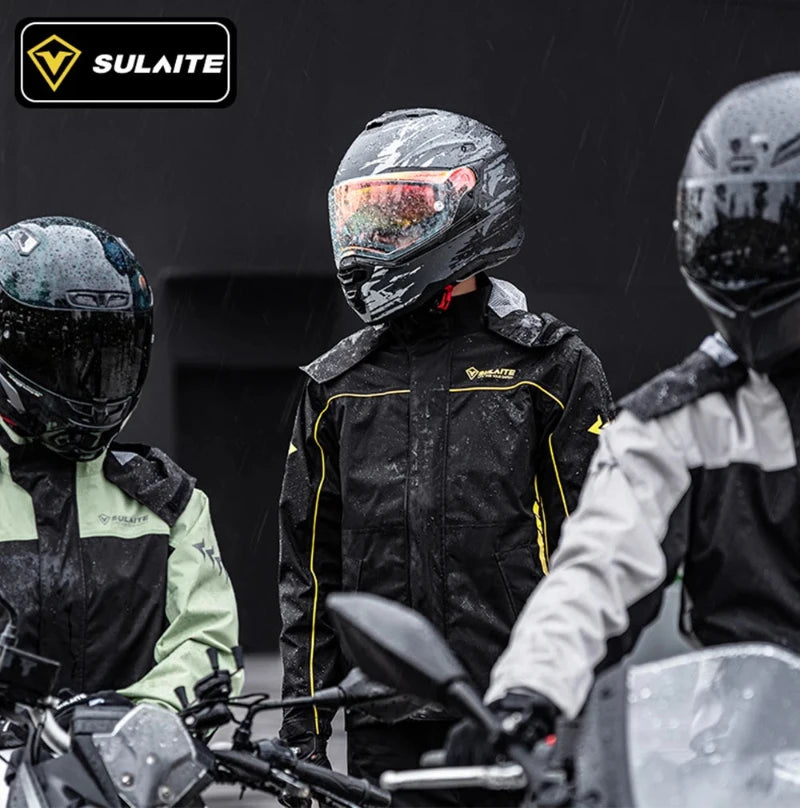 Conjunto de Capa de Chuva para Motociclista - Impermeável e Resistente para Qualquer Clima