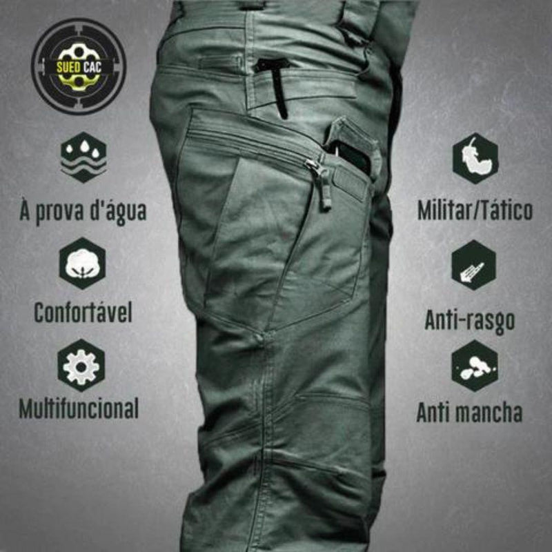 Calça Tática Militar Bravo™ [Resistente e Impermeável] - Lojas Belo Monte