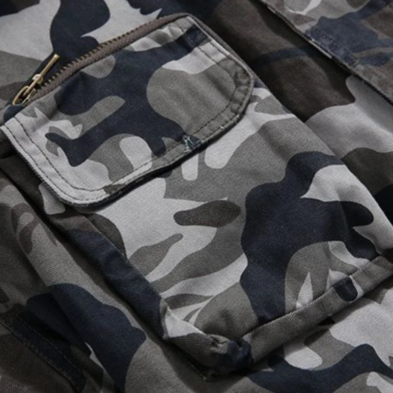 Jaqueta Cargo Bravo Masculina – Multi-bolsos, Casual e Conforto
