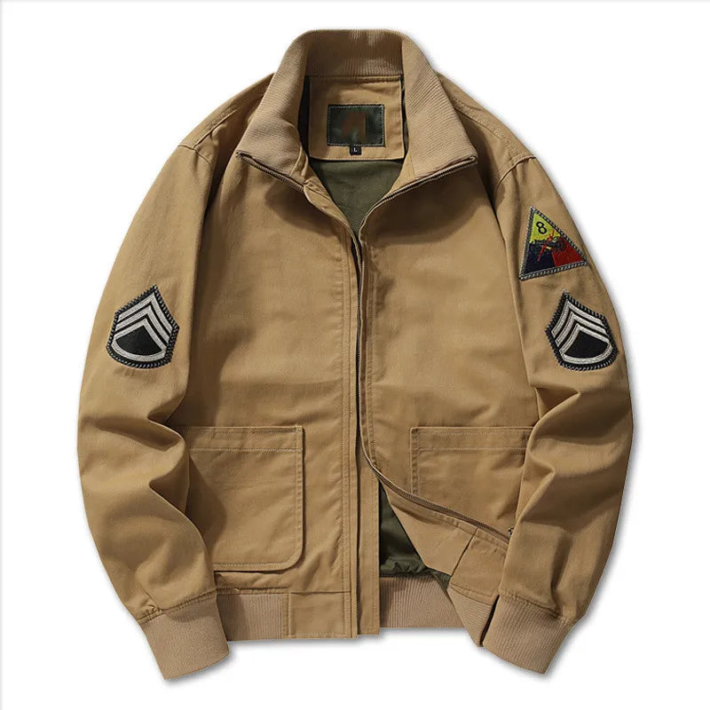 Jaqueta Militar Coração de Aço - Inspirada no Cinema, para Aventureiros e Fãs do Estilo Militar