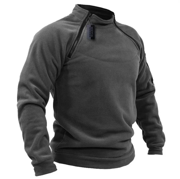 Jaqueta Tática Masculina com Forro Polar - Térmica, Corta-vento e Ideal para Camping e Caminhadas