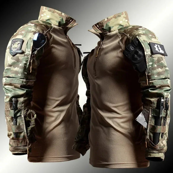 Jaqueta Tática Militar Masculina –   à Prova de Rasgos, Respirável e Durável