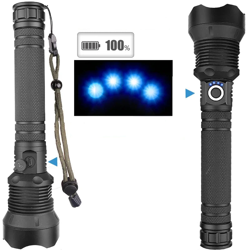 Lanterna Tática Militar NightForce LED -  50.000 Lumens