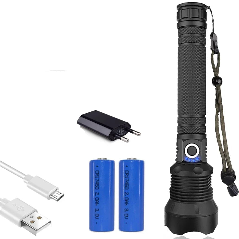 Lanterna Tática Militar NightForce LED -  50.000 Lumens