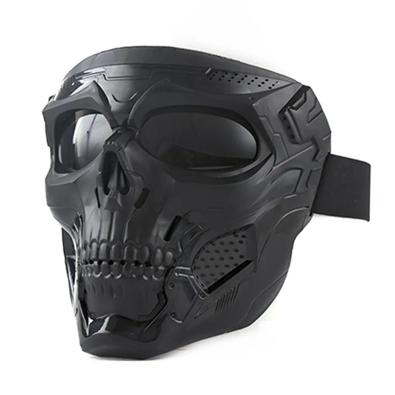 Máscara com Óculos de Motocross – Antiembaçante, Multicoloridos, Proteção Completa para Dirt Bikes e Airsoft