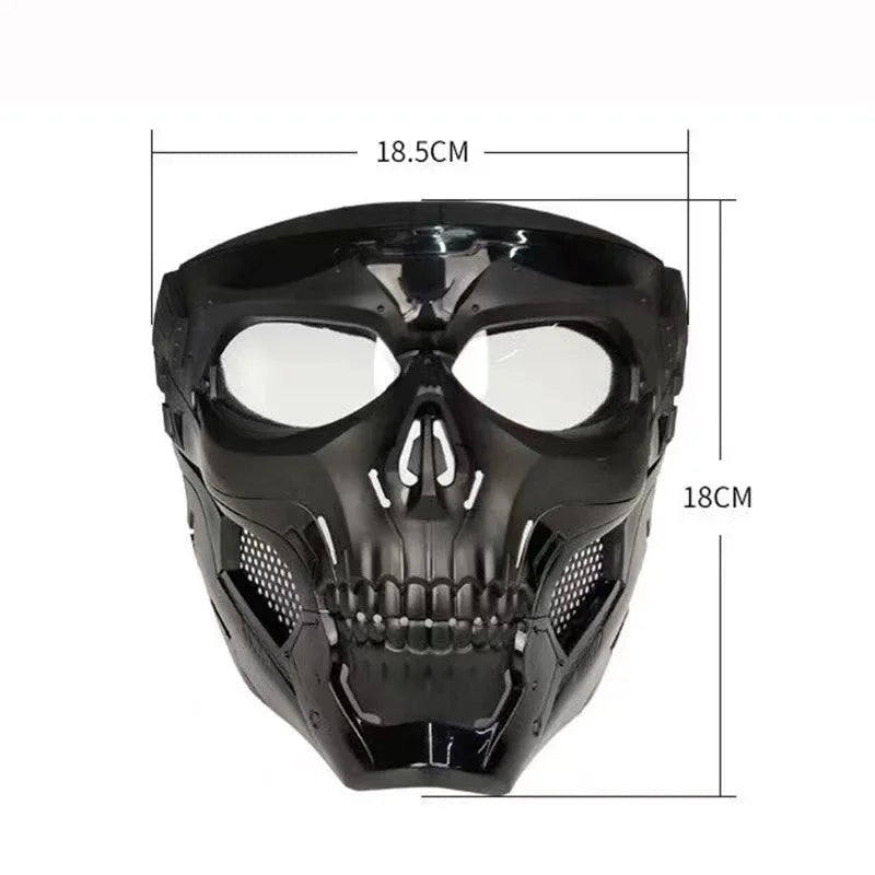 Máscara com Óculos de Motocross – Antiembaçante, Multicoloridos, Proteção Completa para Dirt Bikes e Airsoft
