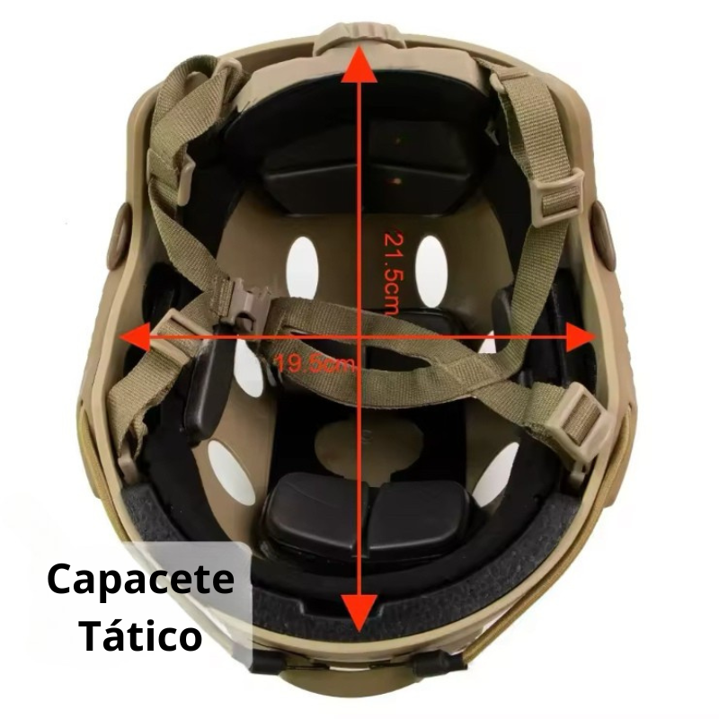 Capacete Tático com Cobertura Multi-Camuflagem 1000D – Ideal para Airsoft, Paintball e Caça Militar