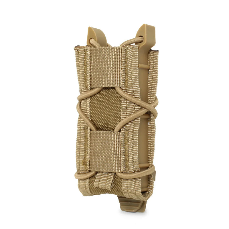 Porta Carregador Tático Coyote | Compatível com Pistolas | Resistente e Flexível