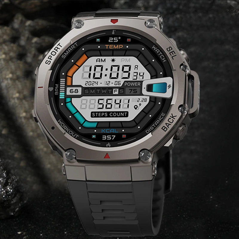 Relógio Bravo TitanForce R7 Militar com GPS, Bússola e Altímetro