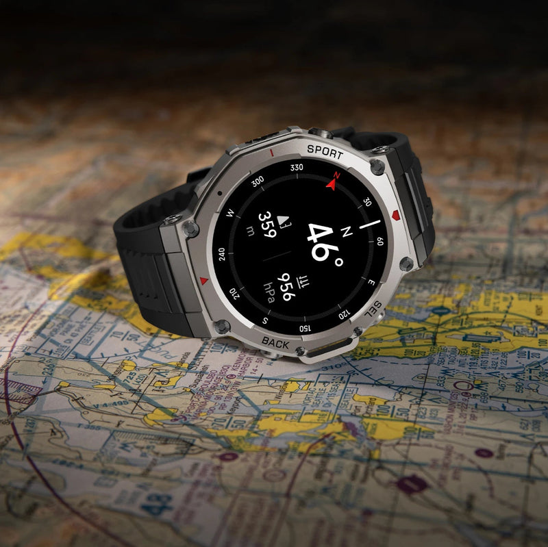 Relógio Bravo TitanForce R7 Militar com GPS, Bússola e Altímetro