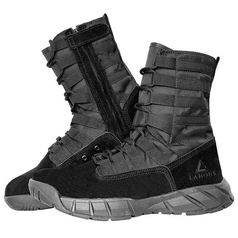Bota Tática Bravo DesertFox S2 – Cano Médio, Couro Camurça Leve, Respirável, Antiderrapante
