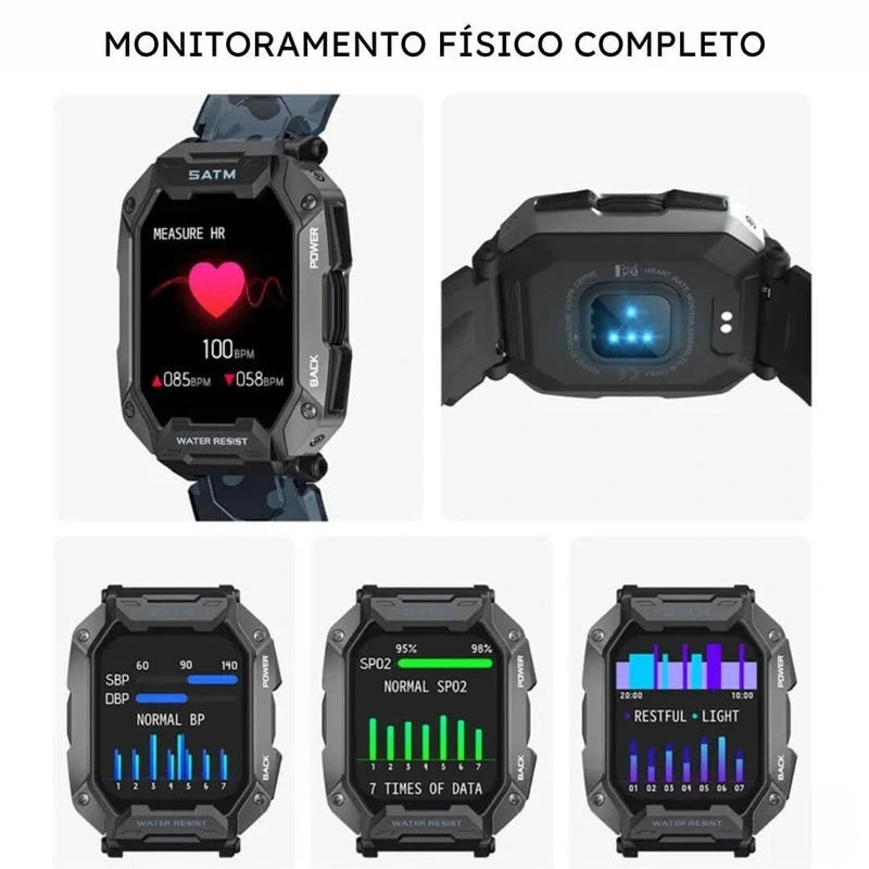 Smartwhatch Masculino Indestrutivel Bravo