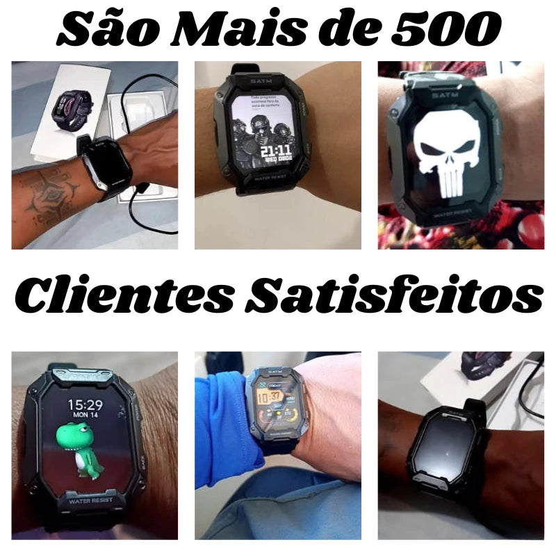 Smartwhatch Masculino Indestrutivel Bravo