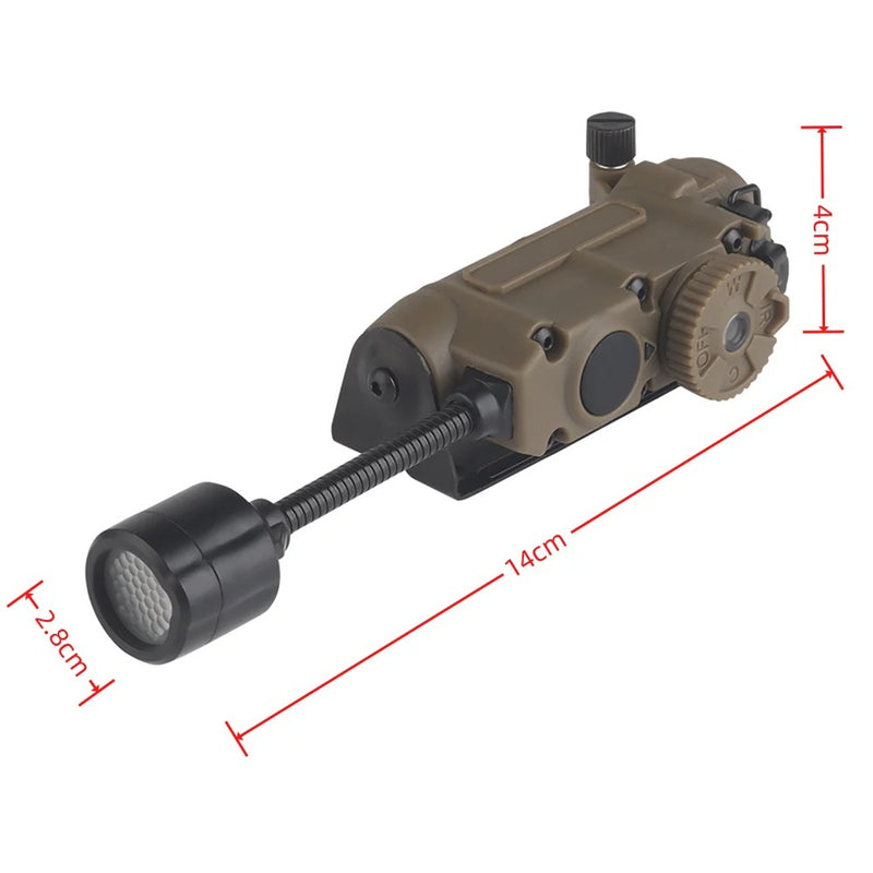 Lanterna Tática Bravo SideStrike 5C com Luz Estroboscópica e 5 Cores
