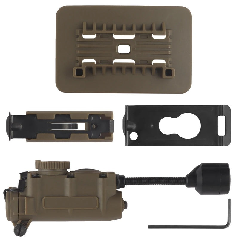 Lanterna Tática Bravo SideStrike 5C com Luz Estroboscópica e 5 Cores