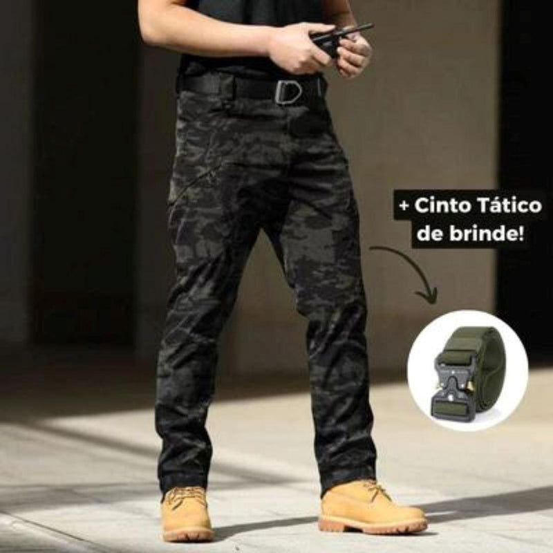 Calça Tática Militar Bravo™ [Resistente e Impermeável] - Lojas Belo Monte