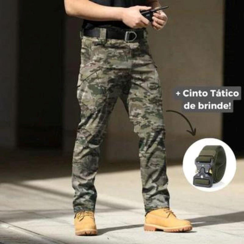 Calça Tática Militar Bravo™ [Resistente e Impermeável] - Lojas Belo Monte